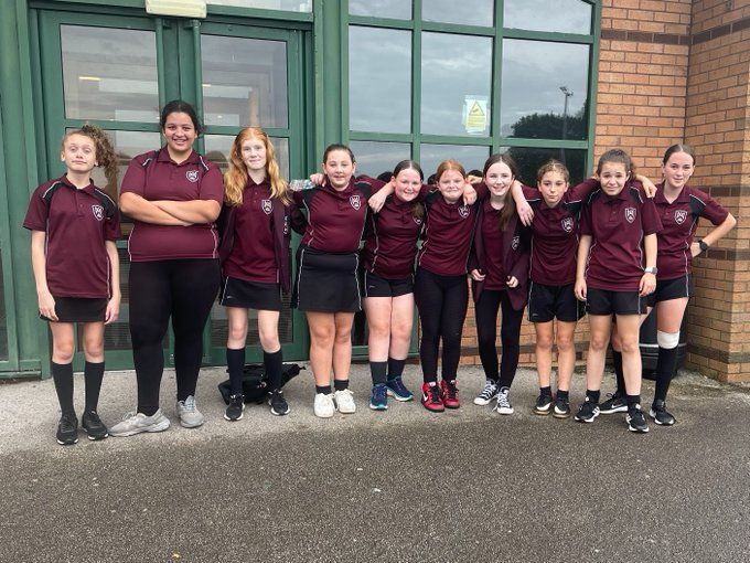 Image of Year 8: The year 8 netball team were undefeated at the Blackpool netball tournament today and are now north champions. 