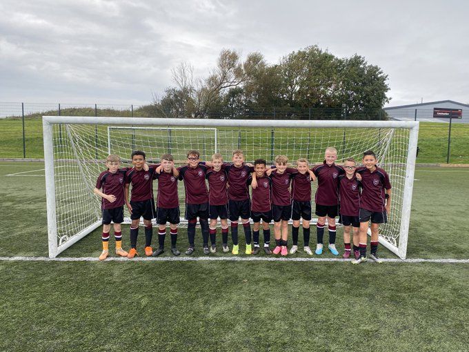 Image of Year 7: The year 7 Footballers got off to a flying start today with a convincing 7-3 win over Broughton High School.