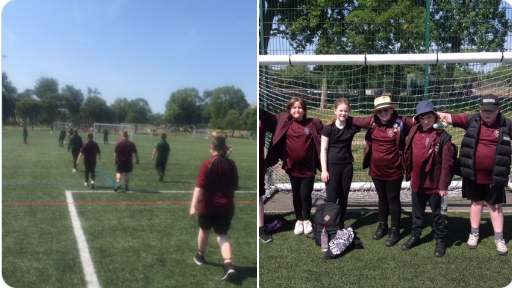 Image of Year 7 and 8: We competed in a 6 a side PAN-Ability Football Competition on Friday at Stanley Park.