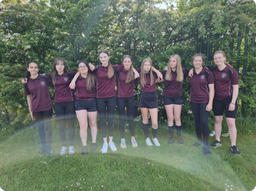 Image of Year 7 and 8: Yesterday the Y7 and Y8 rounders teams competed in the Blackpool Schools’ Rounders Competition at St Mary’s. 