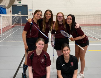 Image of Year 10: On Tuesday the Year 10 Girls were superb as they took on three other schools from Blackpool in the local badminton competition.