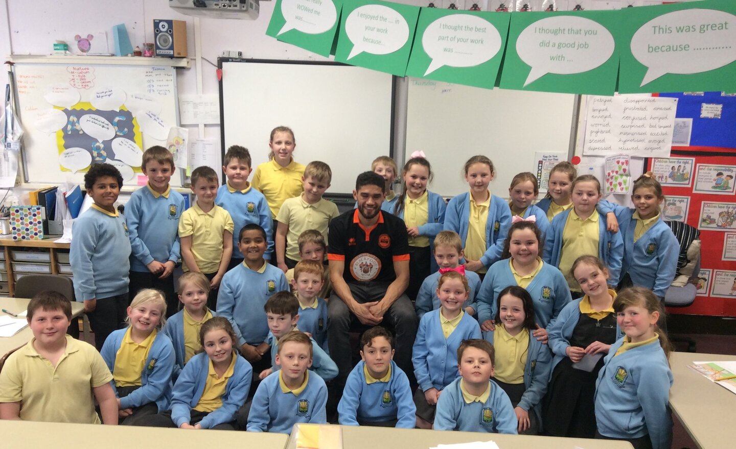 Image of We met a Blackpool football player