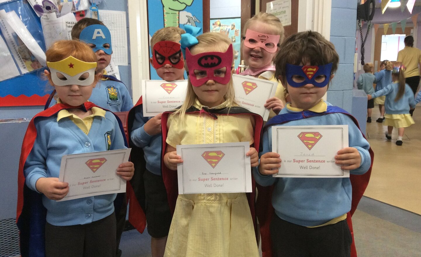 Image of This weeks 'Super Sentence Heroes'!! 