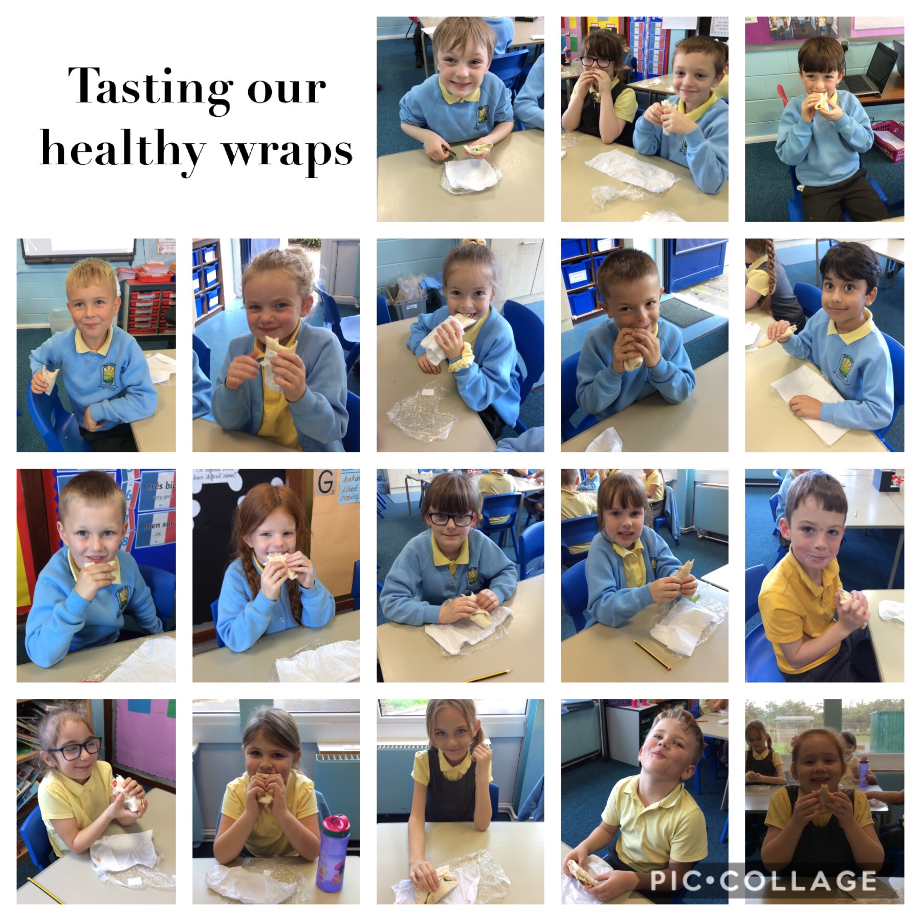 Image of DT project- Healthy wraps