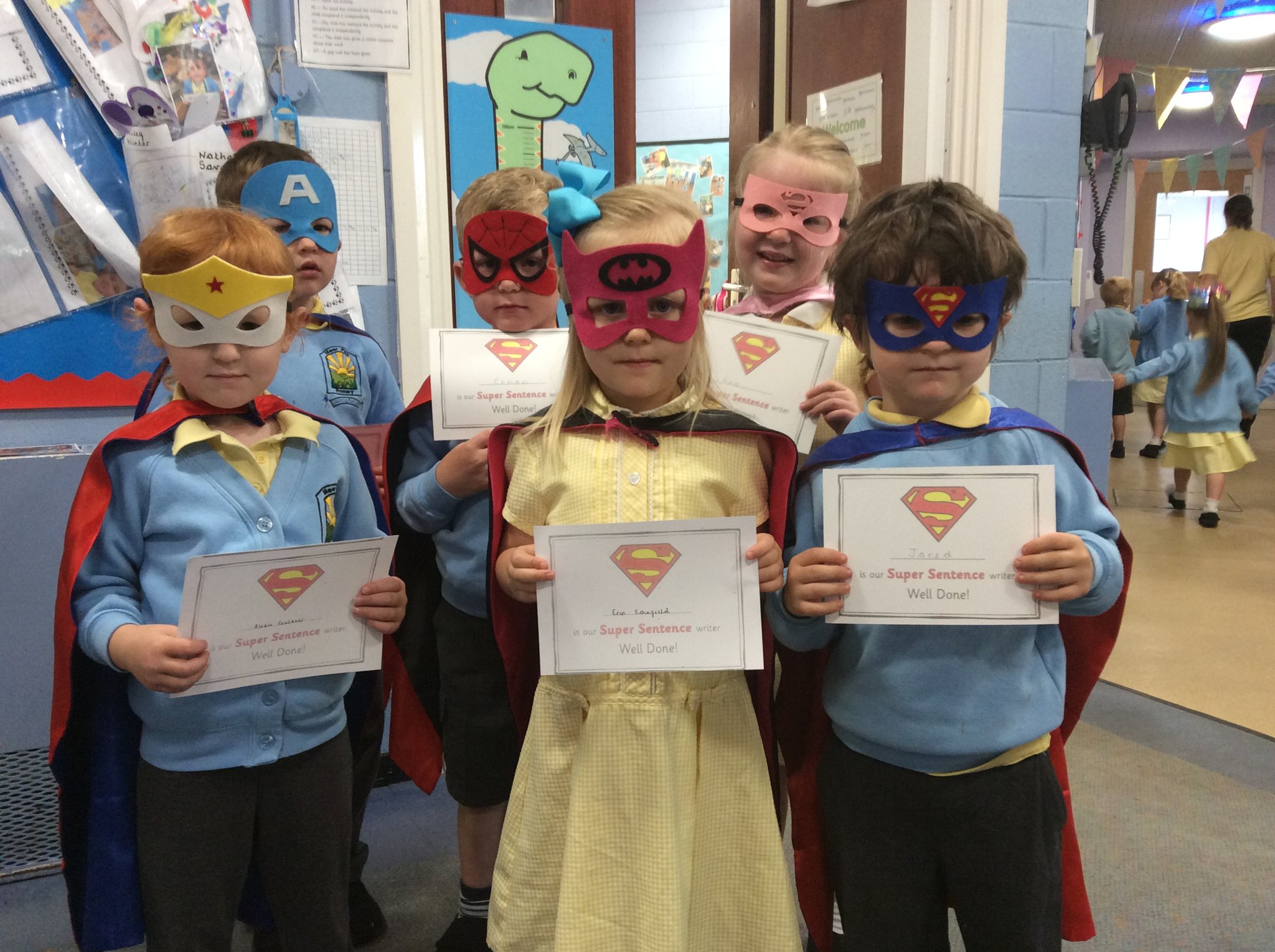 Image of This weeks 'Super Sentence Heroes'!! 