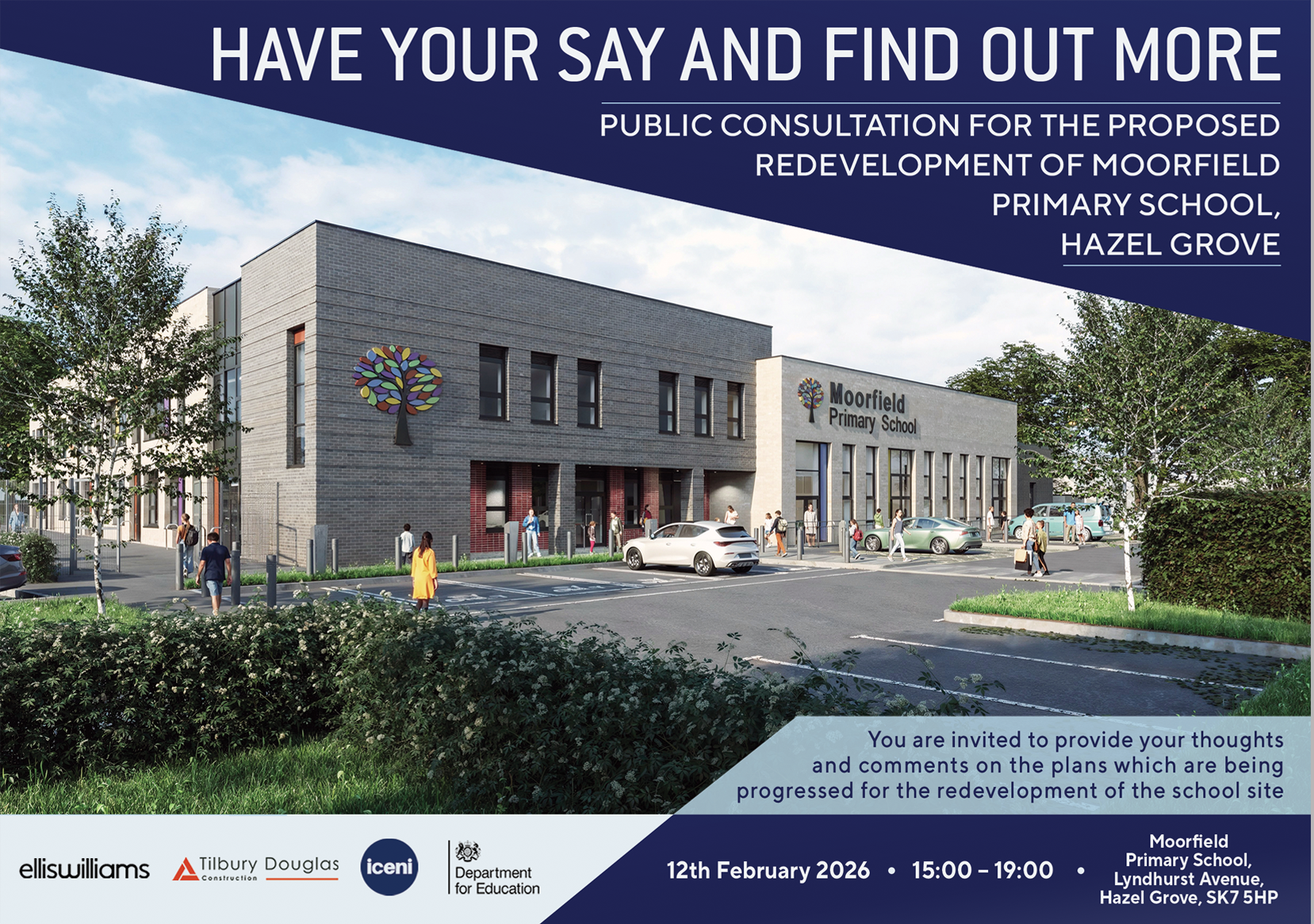Image of Moorfield Primary School redevelopment proposals