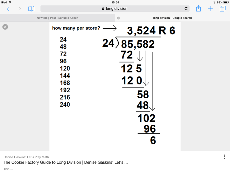 Long division in year 5 | Moorthorpe Primary School with Inclusion Resource