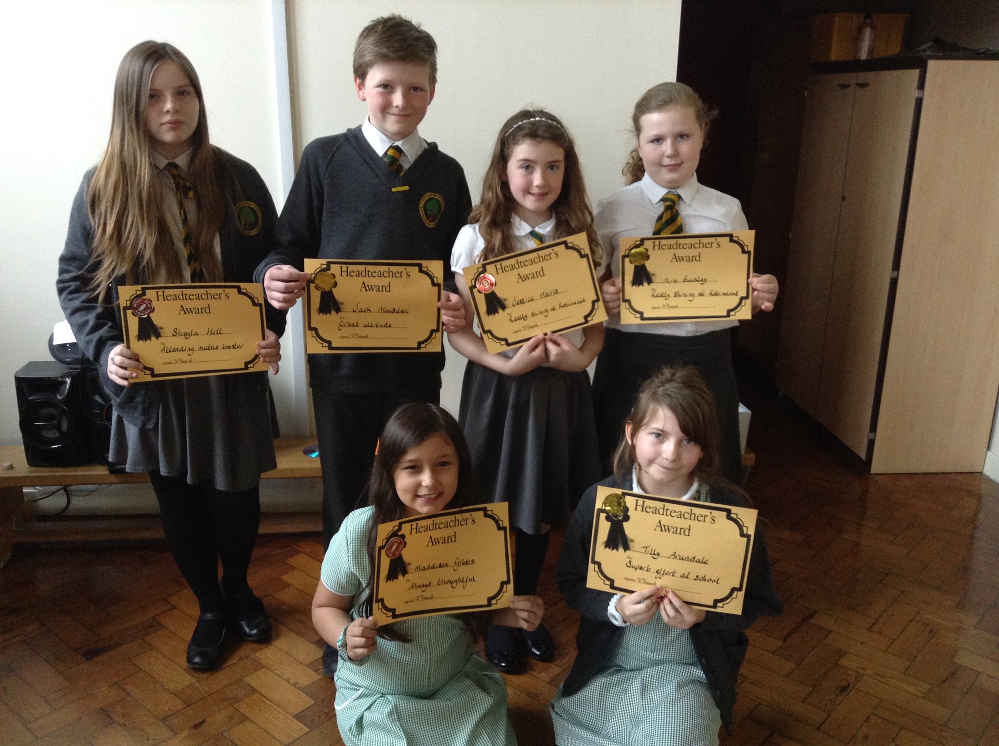 Image of Headteacher Awards KS2 6th May 2016