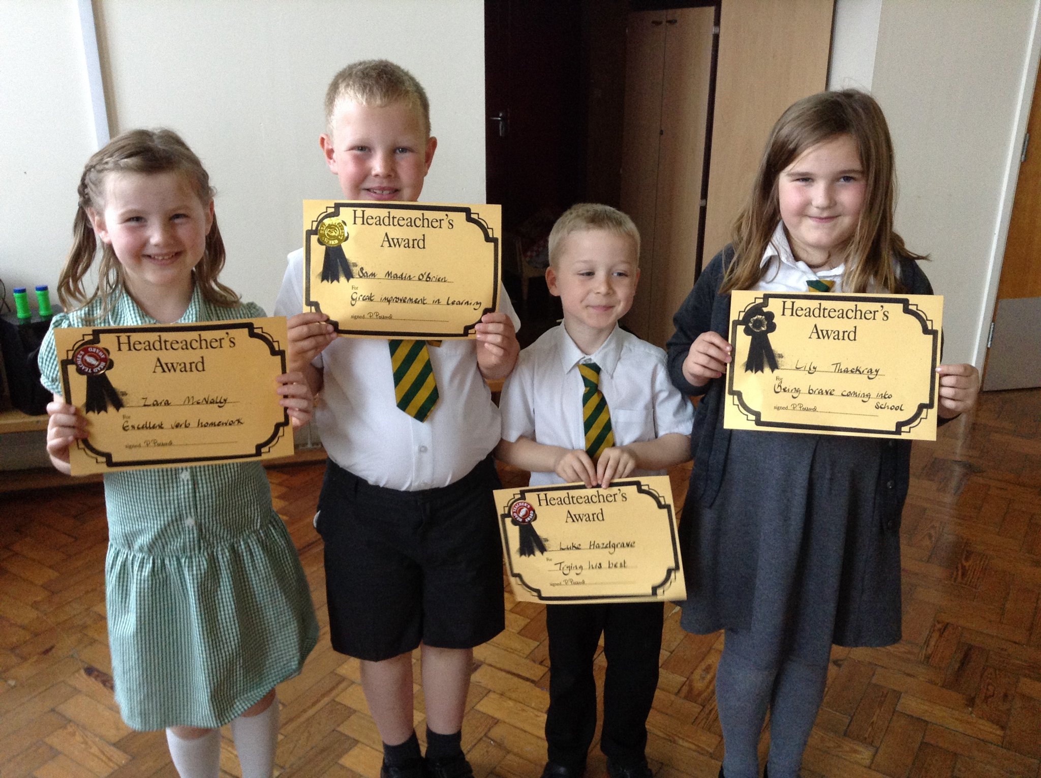 Image of Headteacher Awards KS1 6th May 2016