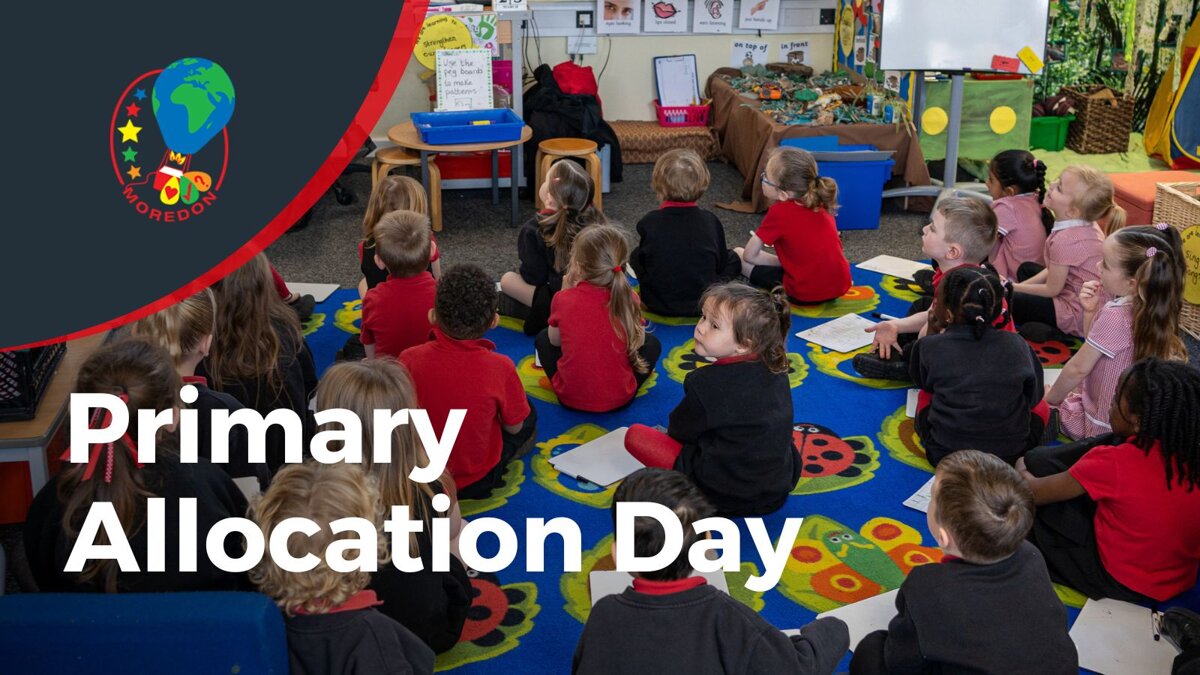 Image of National Offer Day 2023, Joining Moredon Primary School