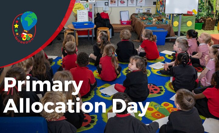 Image of National Offer Day 2023, Joining Moredon Primary School