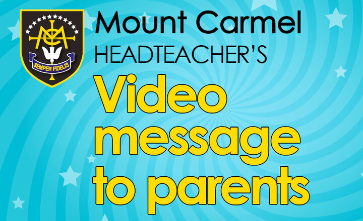 Image of Headteacher's video message to parents 13.03.23