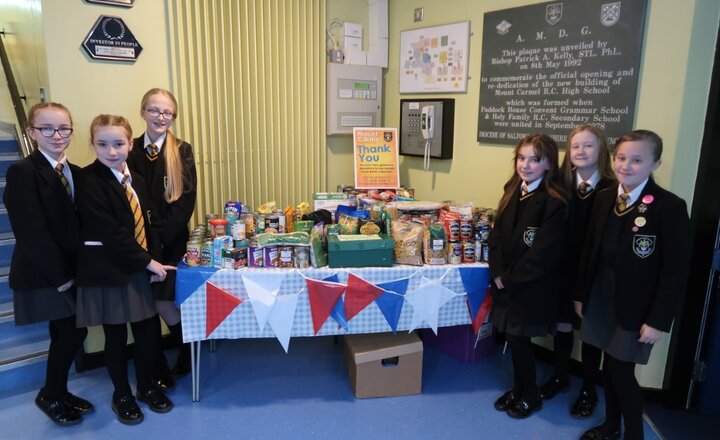 Image of Food Bank donations