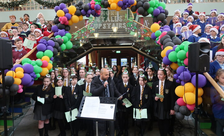 Image of Accrington Market Hall Carol Singing 2023