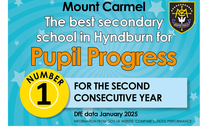 Image of The best secondary school in Hyndburn for Pupil Progress