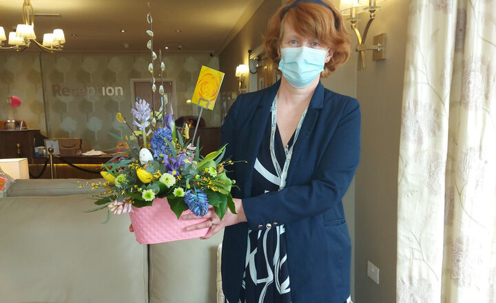 Image of Easter flowers for Care Homes