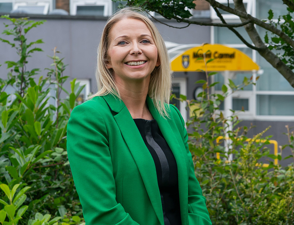 Caroline Farrelly, Headteacher of Mount Carmel Roman Catholic High School