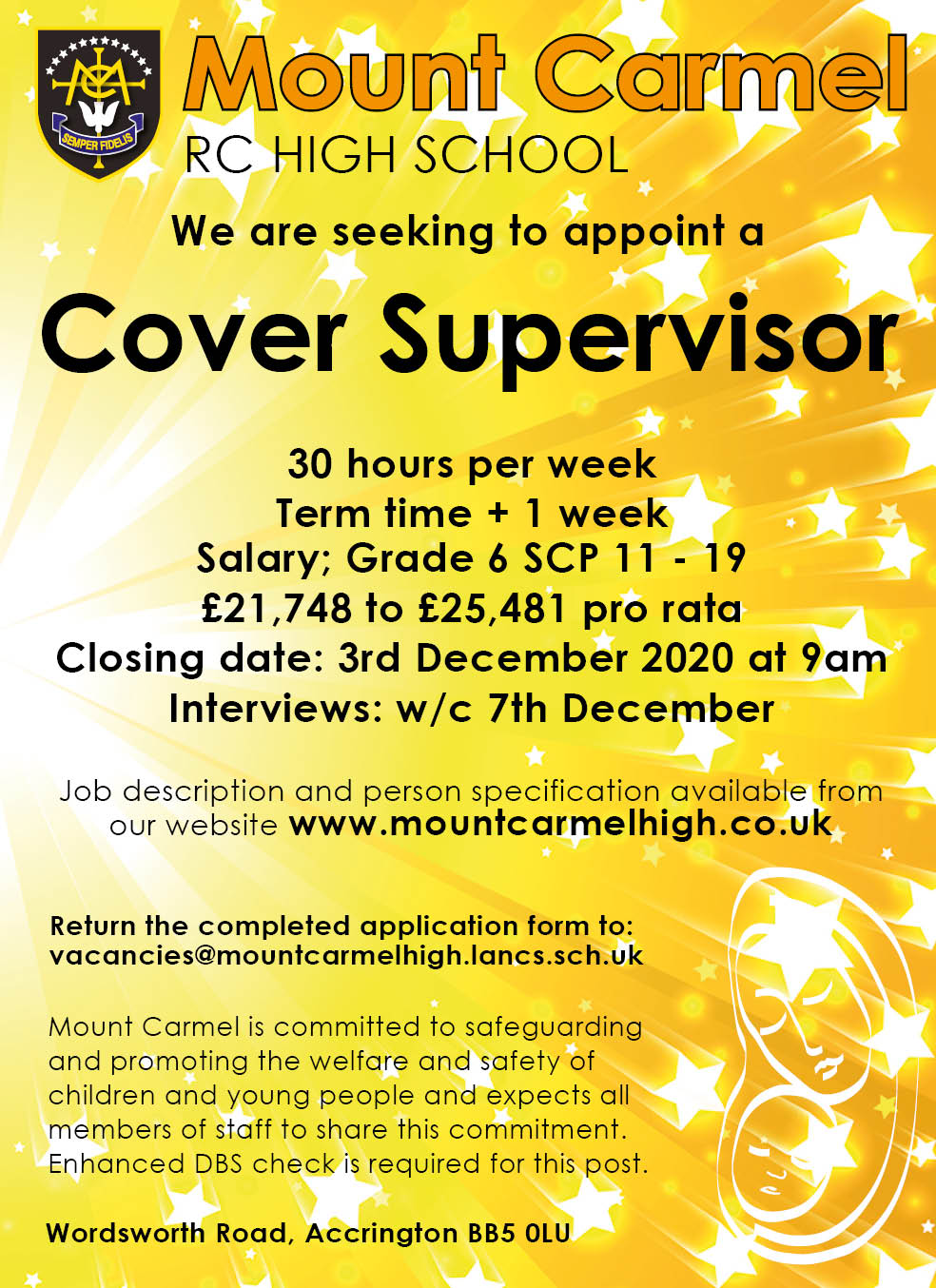 Image of Cover Supervisor vacancy