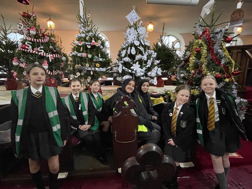 Image of Christmas Tree Festival decorating