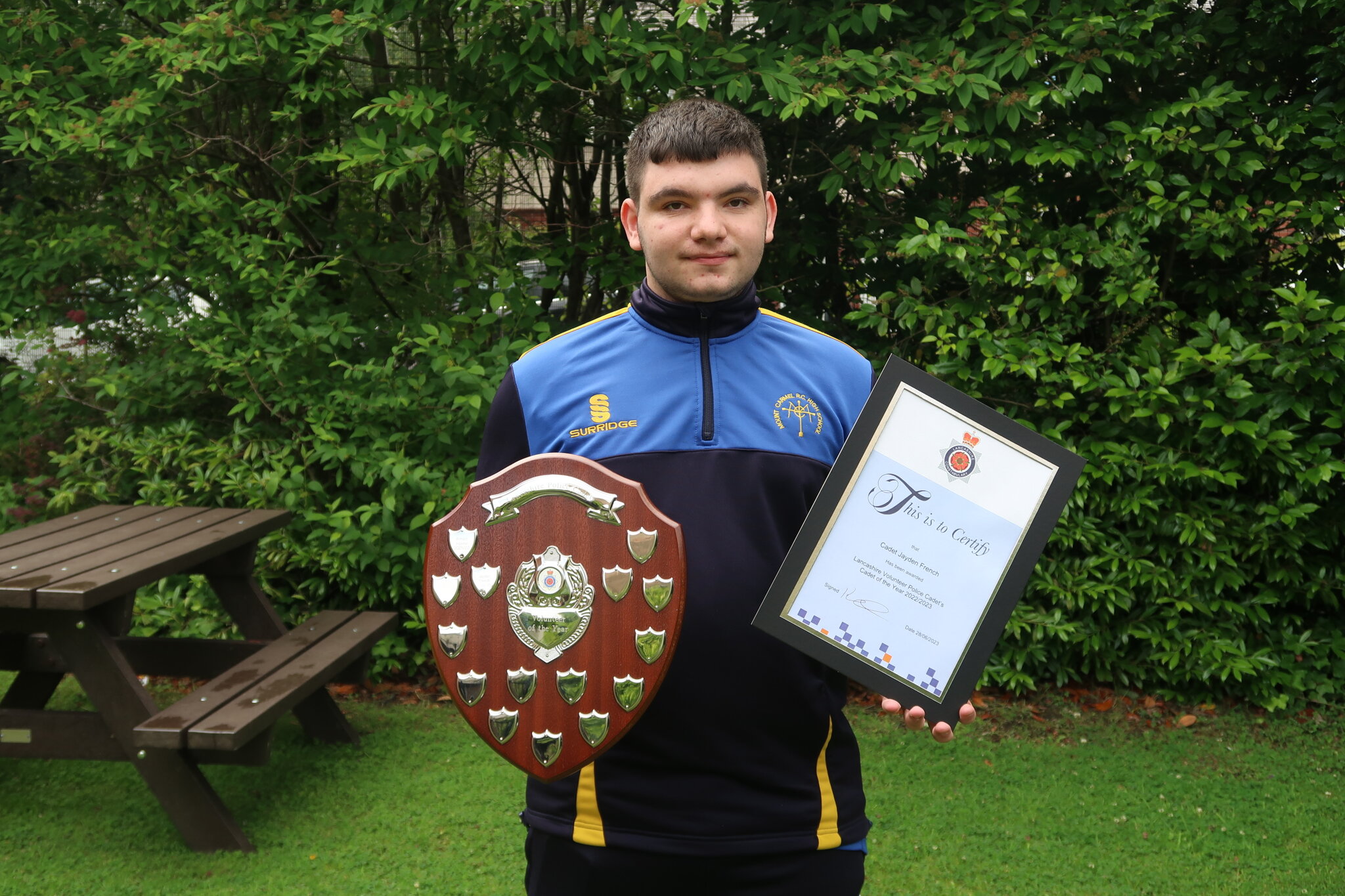 Image of Police Cadet Award for Head Boy