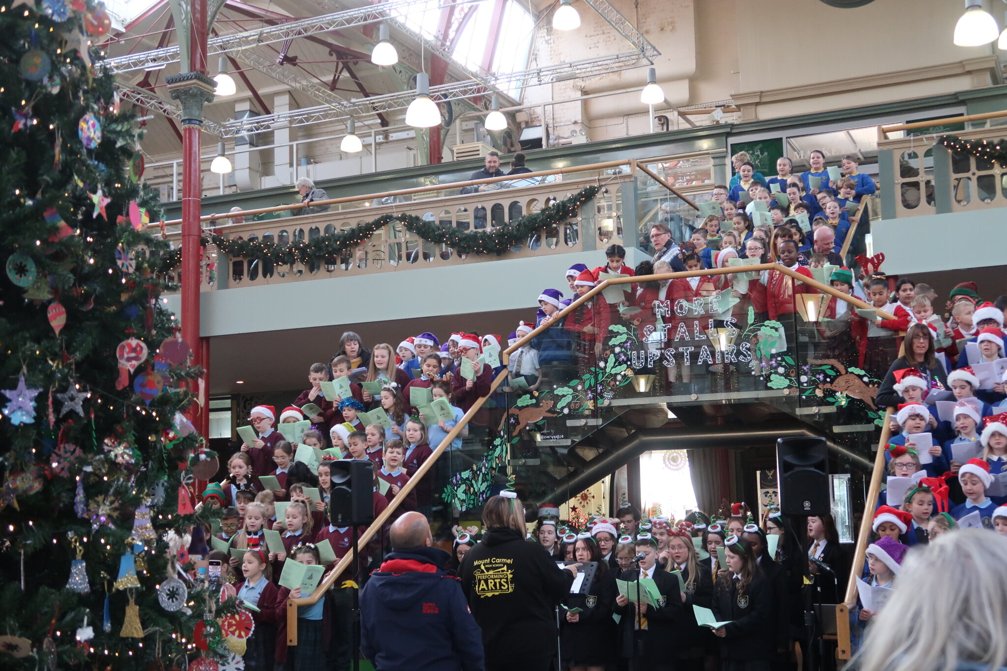 Image of Carol Singing in the Market Hall