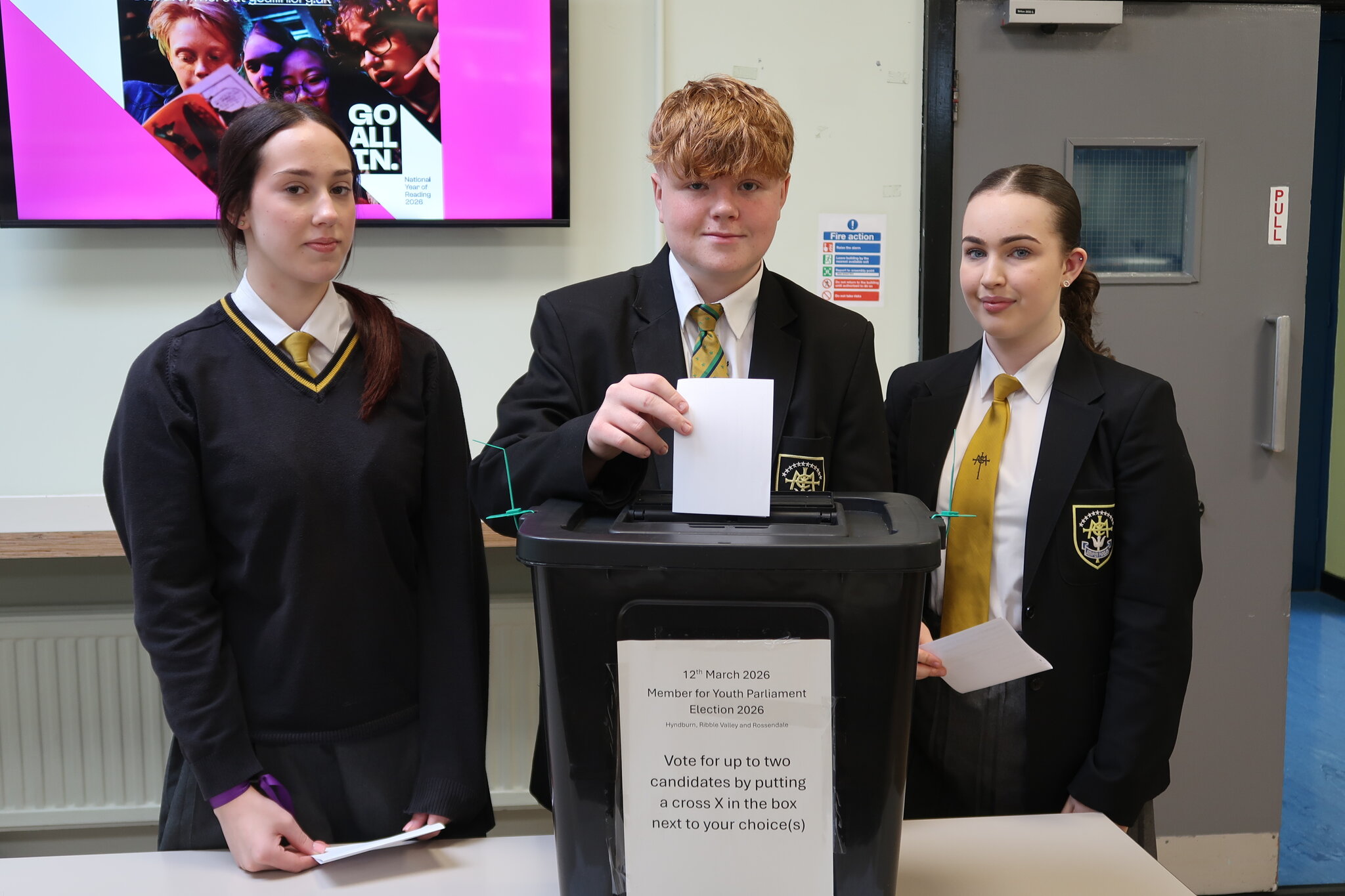 Image of Youth Parliament voting