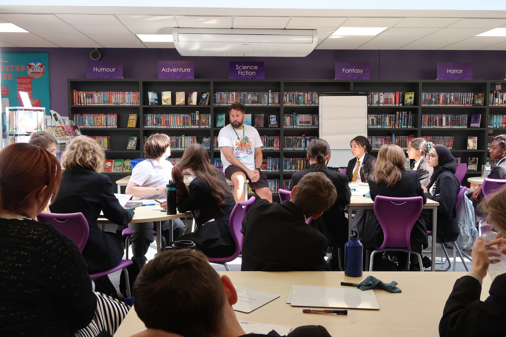 Image of Reading Well for Teens author visit