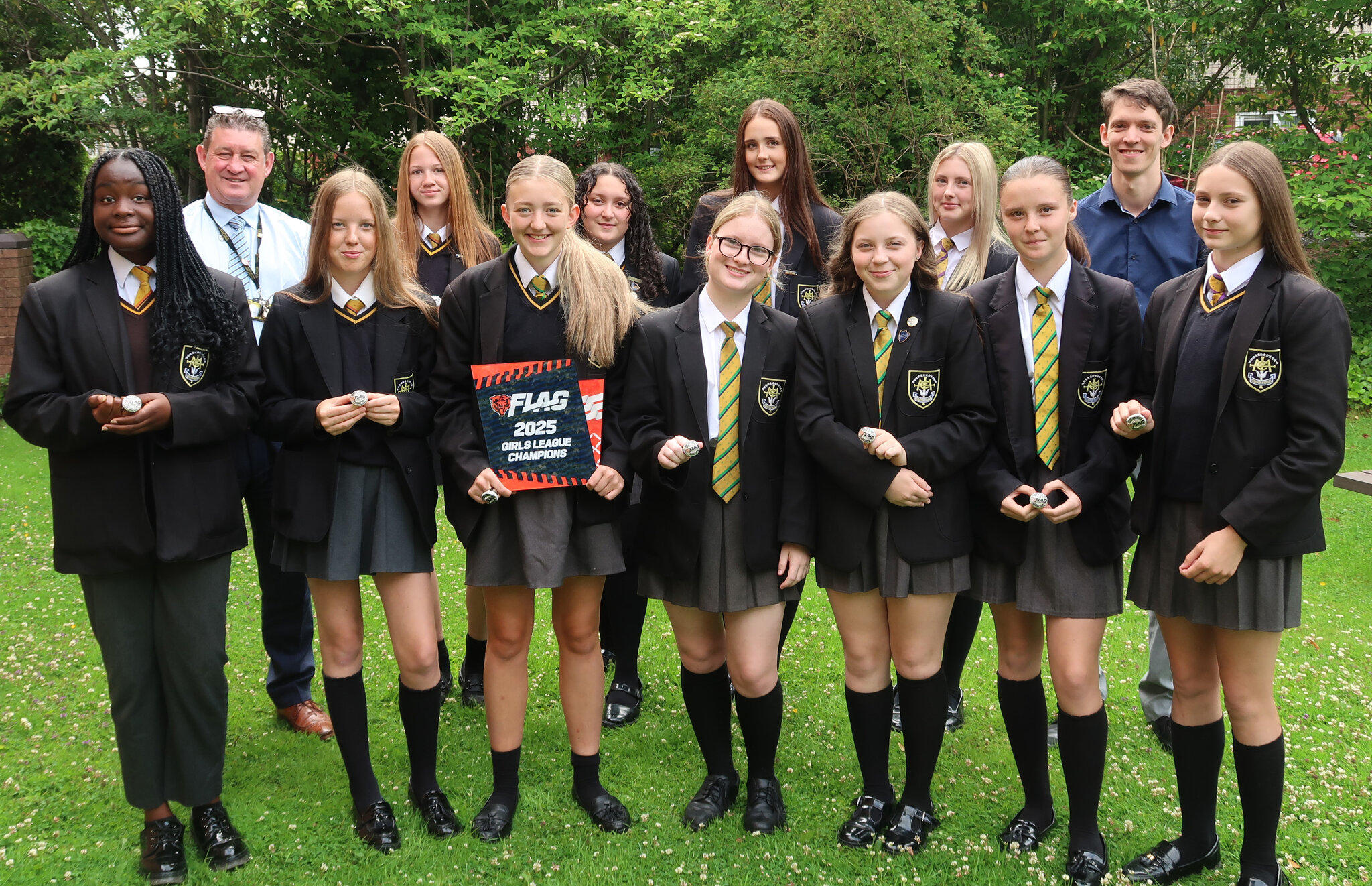 Image of Flag Football Girls League Champions