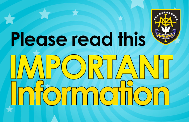 Image of IMPORTANT NOTICE - please read
