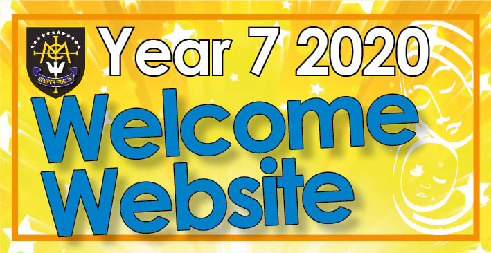 Image of Welcome Website for Year 7 2020 pupils