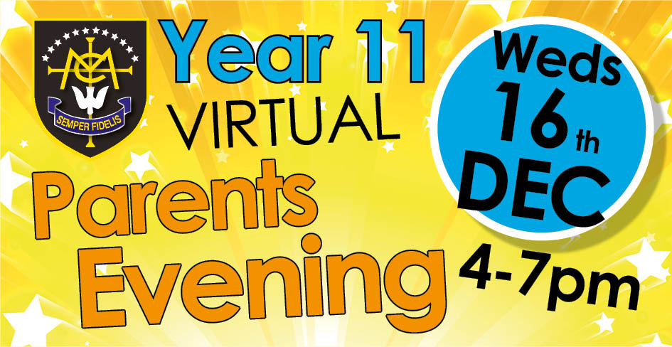 Image of Year 11 Virtual Parents Evening - 16 December 2020