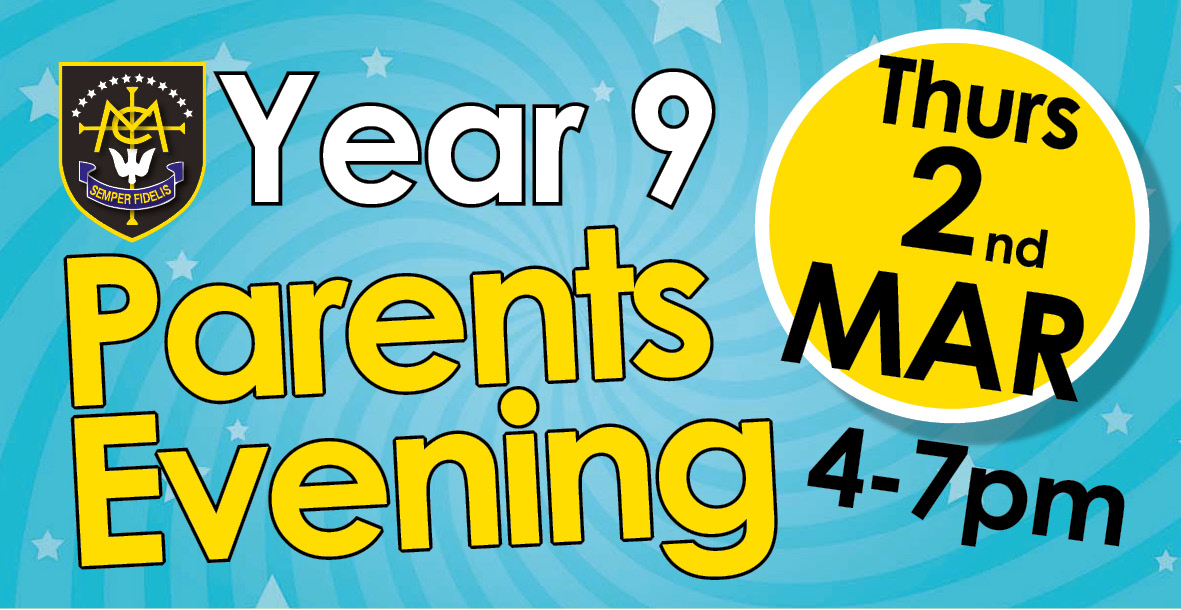 Image of Year 9 Parents Evening - Thursday 2 March