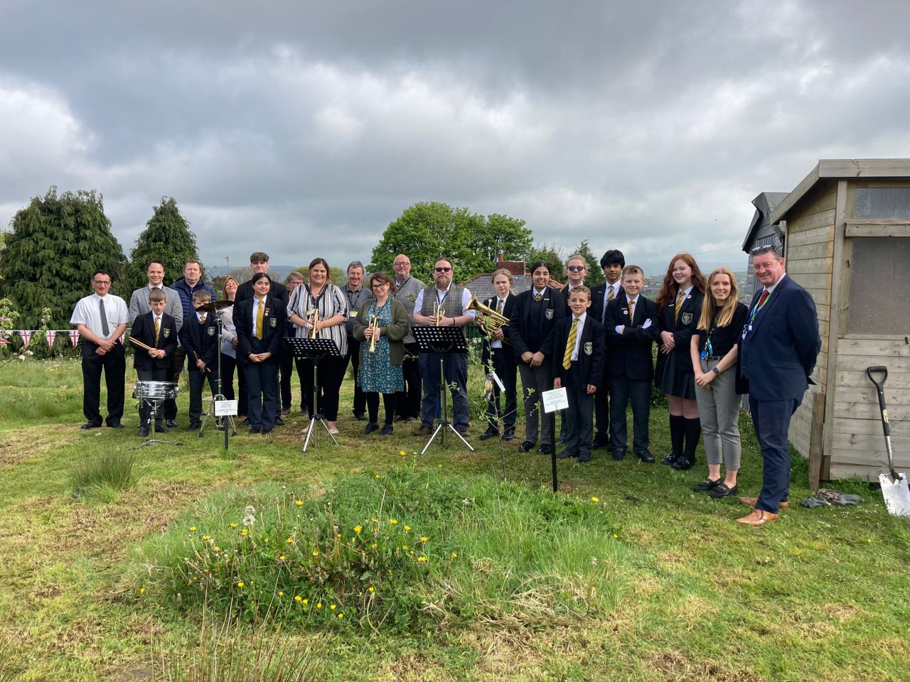 Image of Coronation tree planting and time capsule