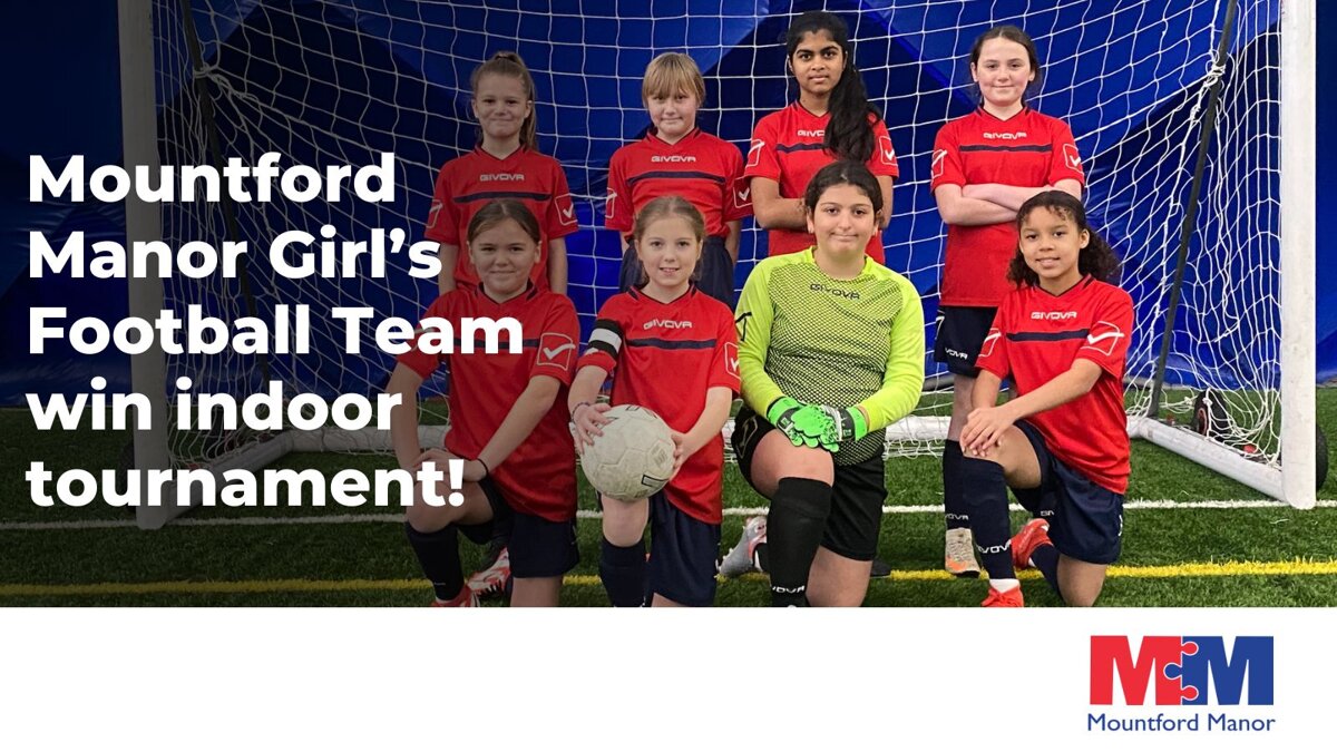 Image of Mountford Manor Girl’s Football Team wins indoor tournament!