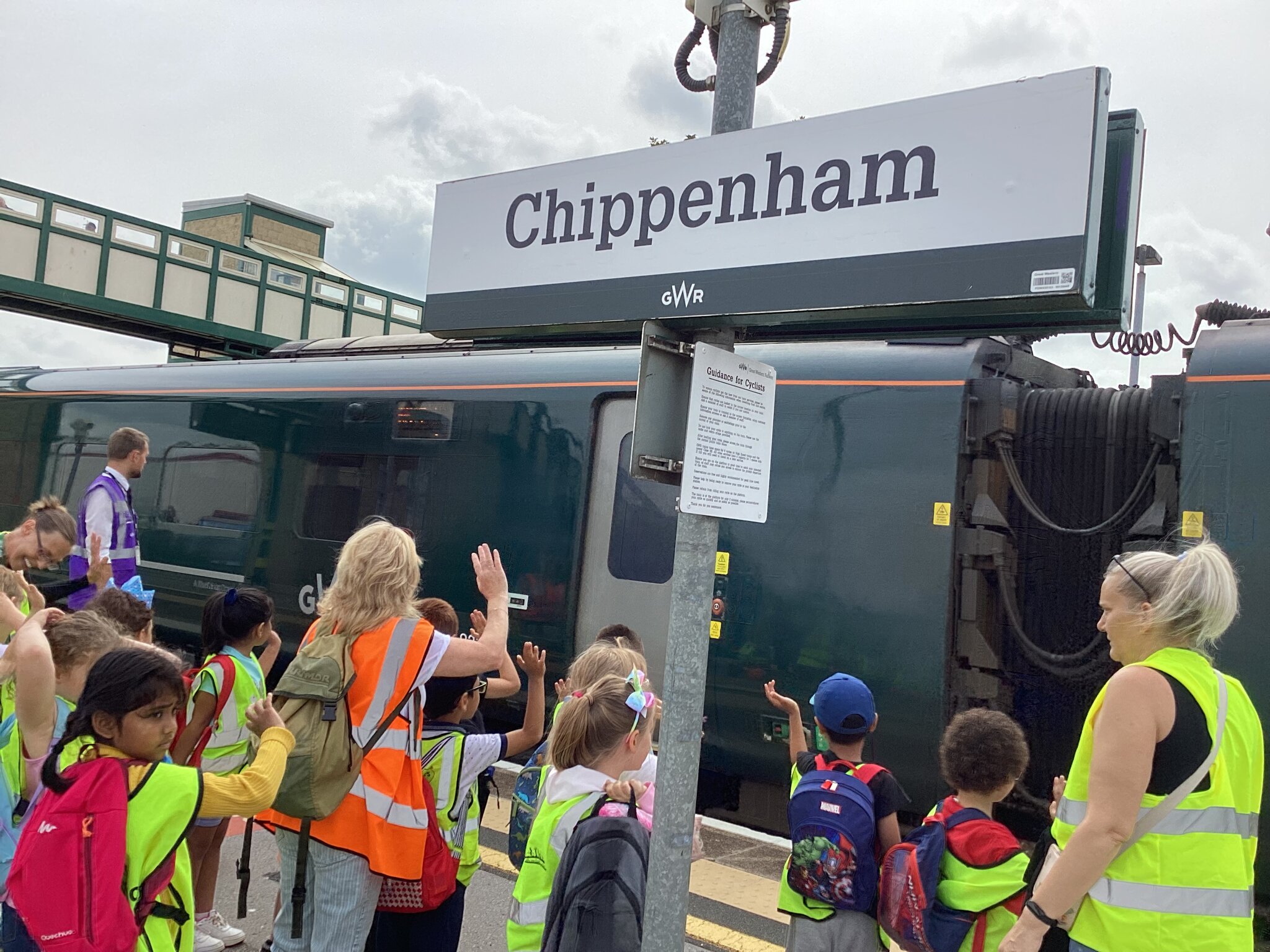 Image of Year 1 & Year 2 Train ride to Chippenham