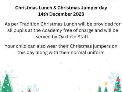 Image of Christmas Lunch & Christmas Jumpers 14.12.23