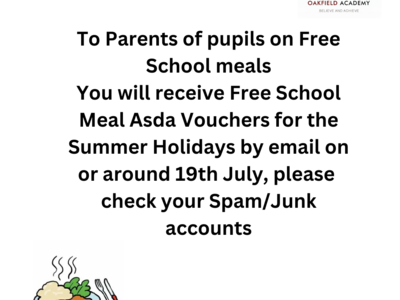 Image of Free School Meals - Summer Holidays