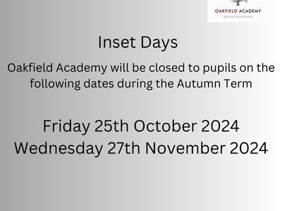 Image of Inset Days