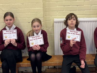 Image of  Year 7 Stars of The week