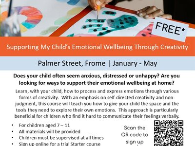 Image of Free workshop Supporting My Child’s Emotional Wellbeing Through Creativity