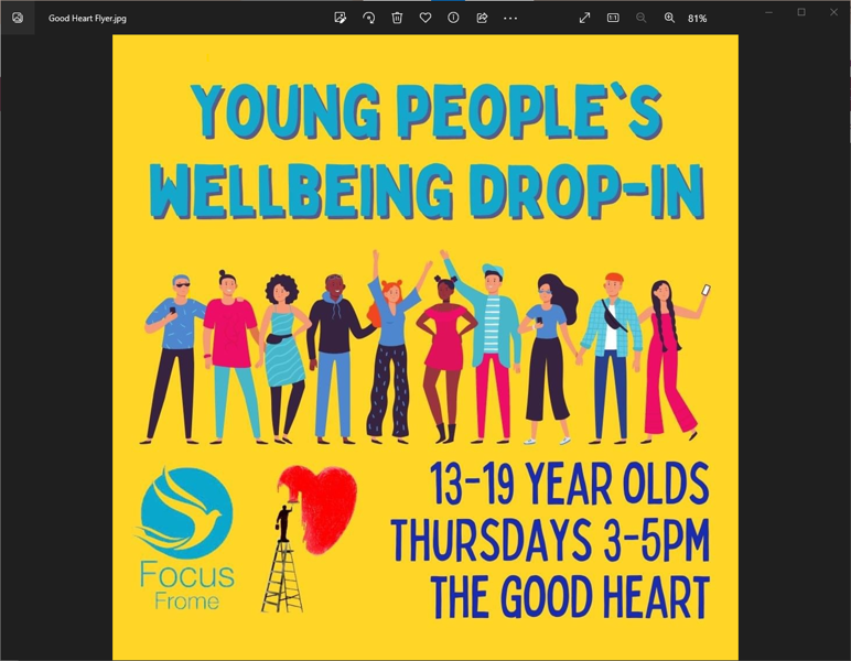 Image of Young People's Wellbeing Drop-in - Thursdays