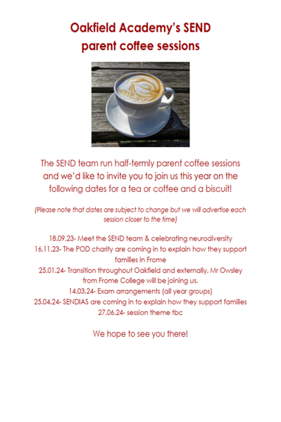 Image of SEND Coffee Sessions