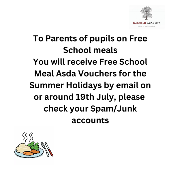 Image of Free School Meals - Summer Holidays