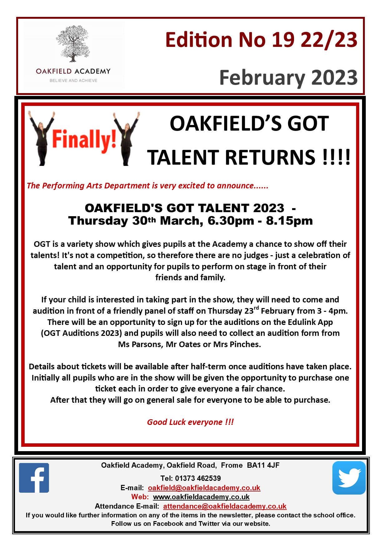 Image of Oakfield's Got Talent