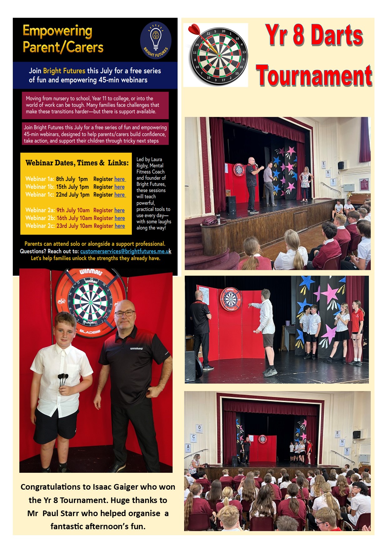 Image of Year 8 Darts
