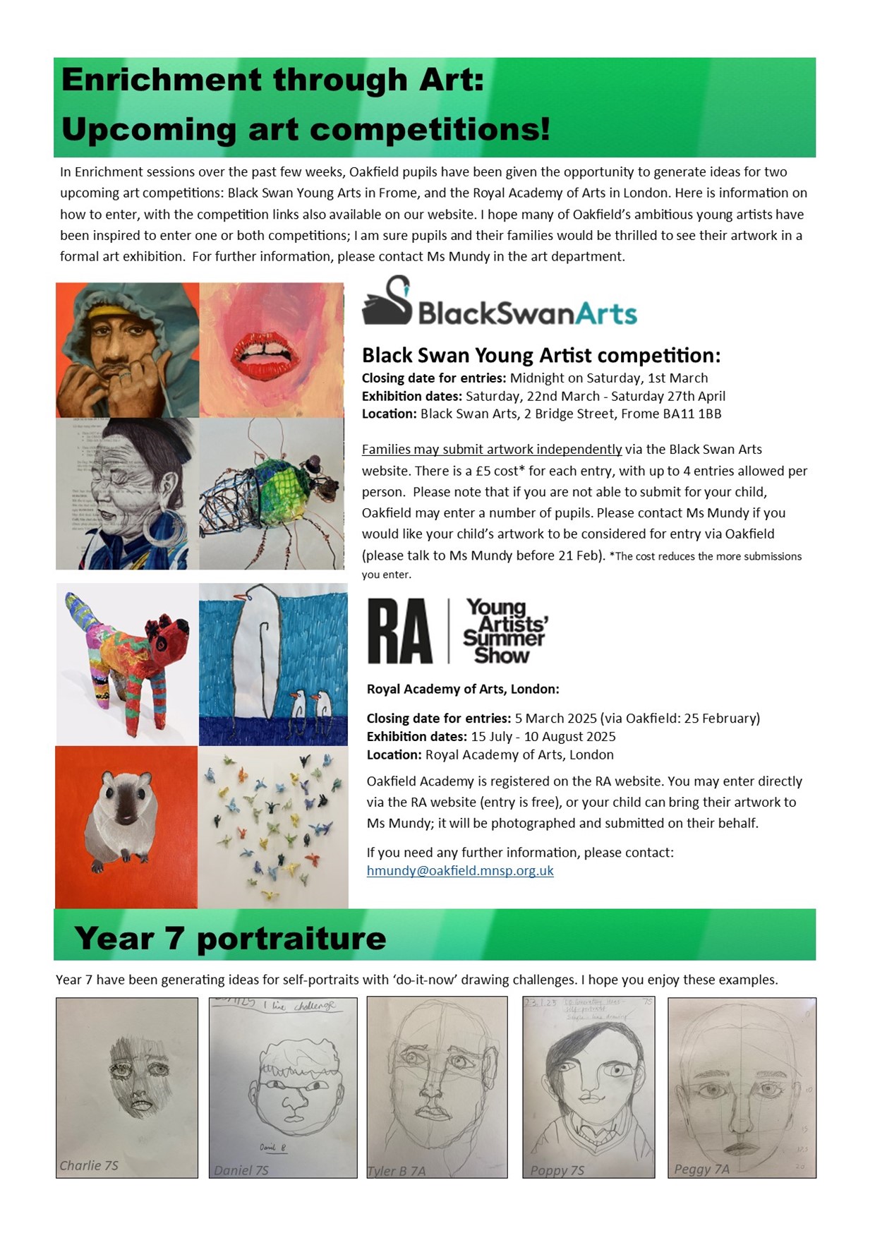 Image of Black Swan Arts - Artist competition