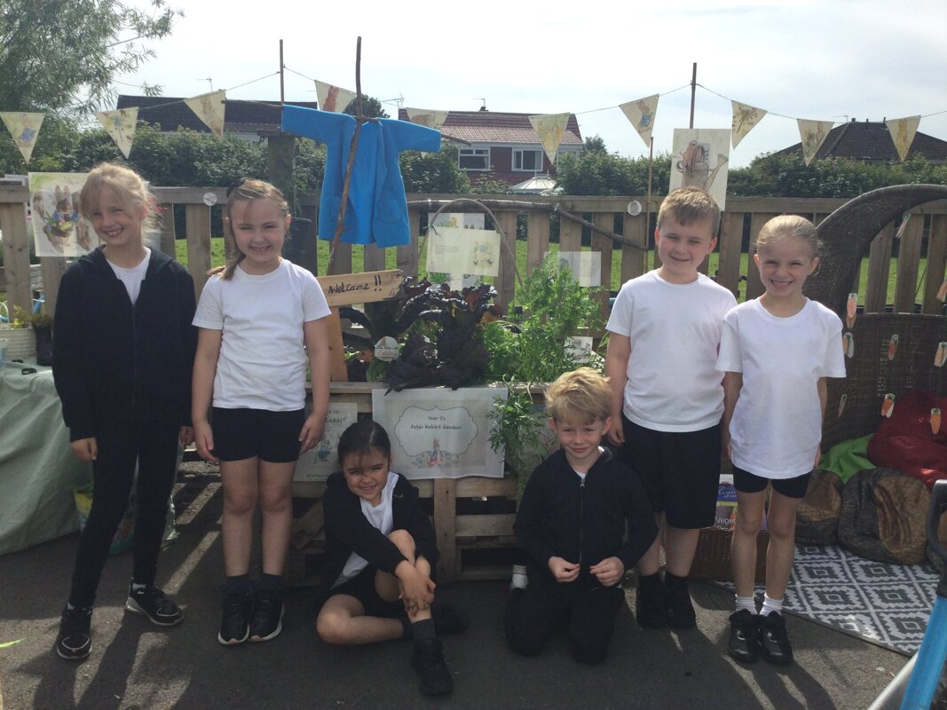 Image of Blooms of colour at school Flower Show