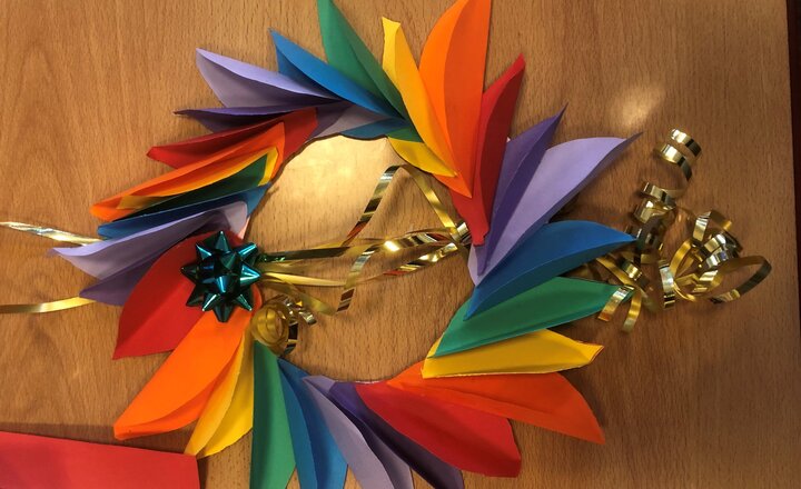 Image of Our Rainbow Wreaths