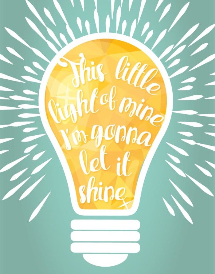 Image of "Let your light shine before others..." Matthew 5:16