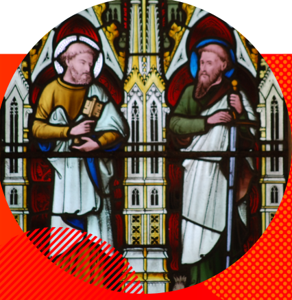 Image of "And I tell you, you are Peter, and on this rock I will build my Church…” Matthew 16:16-18.